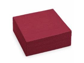 Servietten Harmony 2-lagig, 40 x 40 cm 1/4 Falz, bordeaux