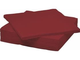 Servietten Harmony 3-lagig, 33 x 33 cm 1/4 Falz, bordeaux