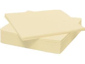 Servietten Harmony 3-lagig, 40 x 40 cm 1/4 Falz, crème