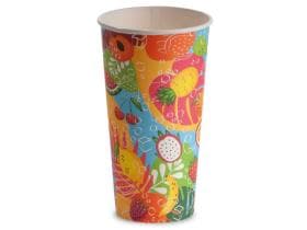 Gobelet « Maracaibo » en carton, 5 dl Ø 86 mm, hauteur 150 mm, blanc