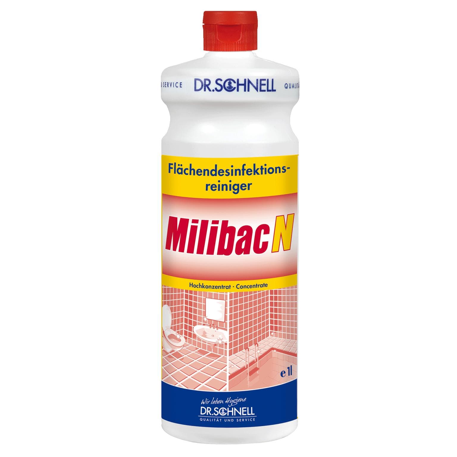 Milibac N, Flächendesinfektion und Kalklöser, Hochkonzentrat
