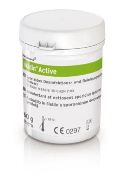 INCIDIN ACTIVE è un concentrato in polvere attivo per un'azione rapida e efficace contro le spore, aldeide-