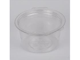 Pot à sauce 80 ml, rPET/PET transparent, ø 70 mm, hauteur : 38 mm