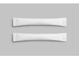 Zuckersticks 4 gr, gefüllt mit weissem Zucker, Neutraldruck 3-sprachig
