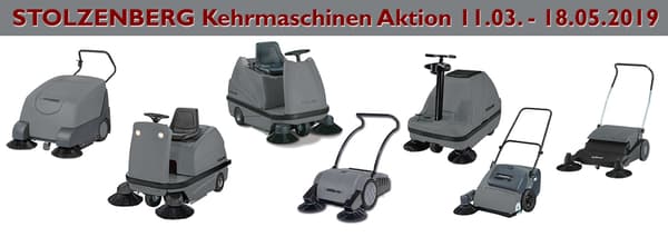 Stolzenberg Kehrmaschinen Aktion von Numatic