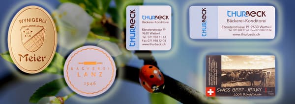 Etiketten: Klein aber wirkungsvoll