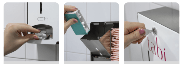 TABI-Spender - Tampon- und Bindenspender