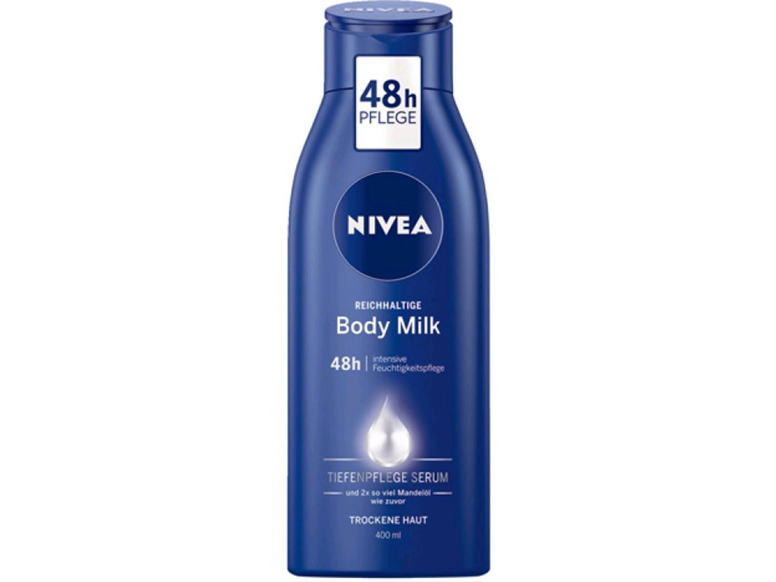 NIVEA BODY MILK  400 ml, Flasche, Body Milk