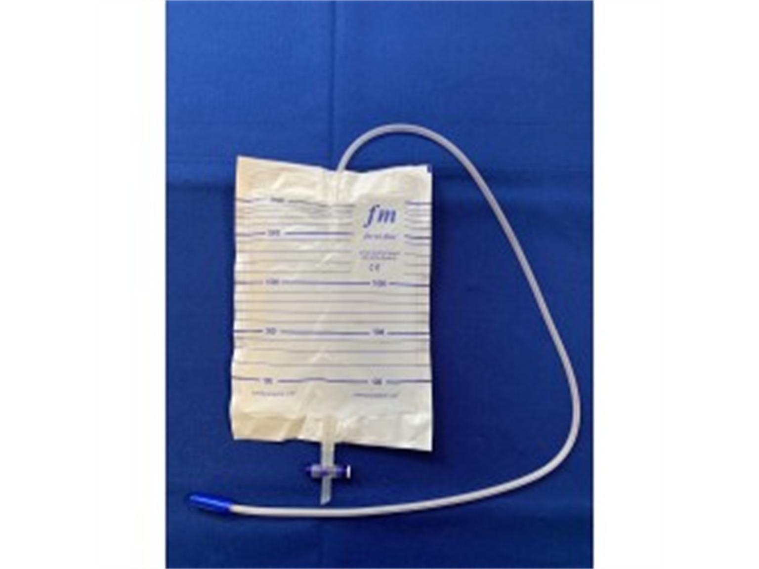 URINBEUTEL  2000 ml, 90 cm Schlauch