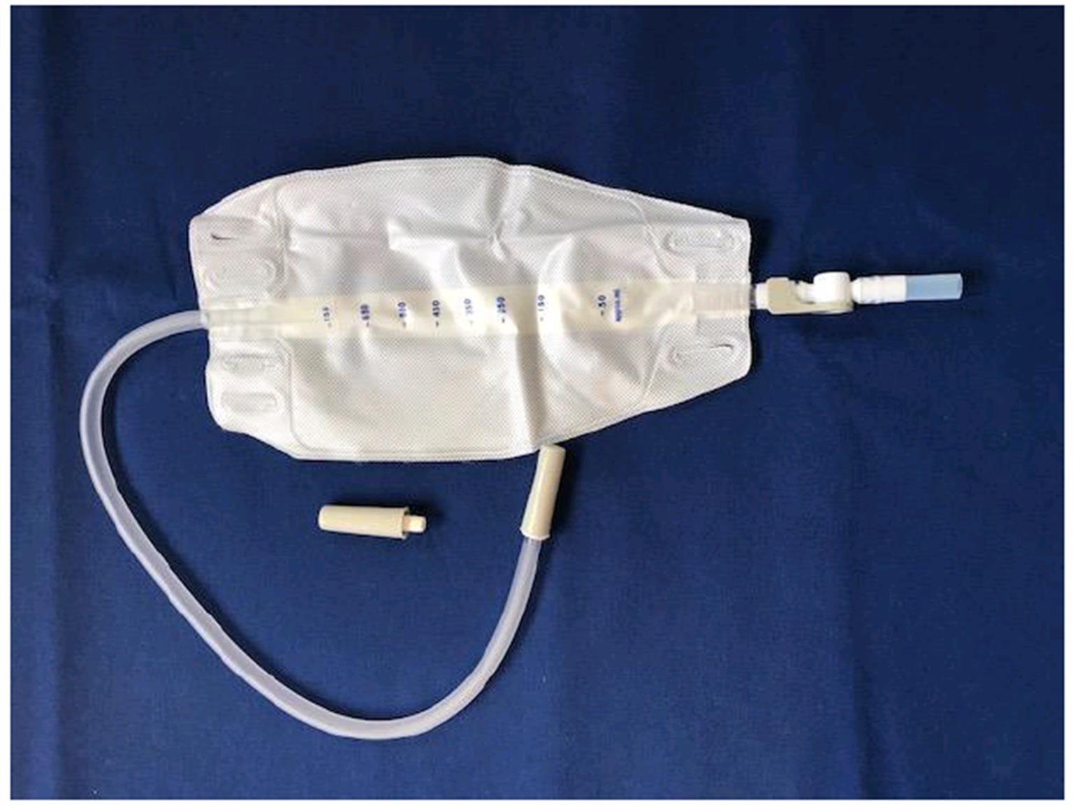 BEINBEUTEL STERIL  750 ml, Schlauchlänge 50 cm, 10 Stk.