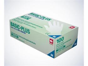 HANDSCHUHE LATEX BASIC  Grösse XL, BASIC-PLUS, weiss, puderfrei