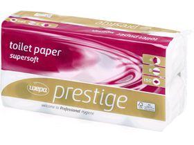 WC-PAPIER 4-LAGIG PRESTIGE  150 Blatt, 9.5 x 13 cm, Zellstoff