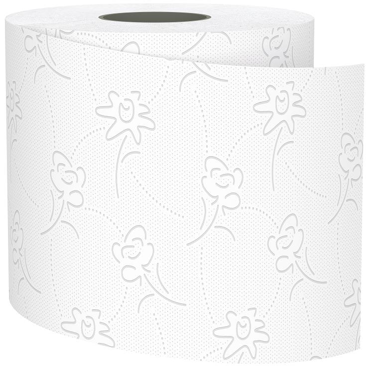 WC-PAPIER 4-LAGIG SUPER SOFT  150 Blatt, 9.4 x 13 cm, Zellstoffmix,FSC