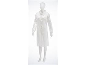 BESUCHERKITTEL  PP-Vlies, Grösse L, 110 cm lang - Scheitlin Papier BESUCHERKITTEL  PP-Vlies, Grösse L, 110 cm lang