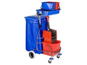 REINIGUNGSWAGEN VERMOP  Reinigungswagen Varietta (verchromt) - Scheitlin Papier REINIGUNGSWAGEN VERMOP  Reinigungswagen Varietta (verchromt)