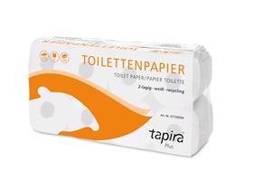 WC-PAPIER 2-LAGIG TAPIRA  TAPIRA, 250 Blatt, 9.5 x 11 cm, Recyl - Scheitlin Papier WC-PAPIER 2-LAGIG TAPIRA  TAPIRA, 250 Blatt, 9.5 x 11 cm, Recyl