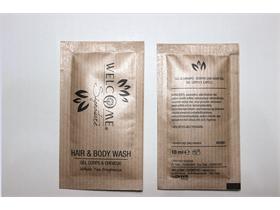 GANZKÖRPER WASCHLOTION  Welcome Hair & Body Wash, 10ml - Scheitlin Papier GANZKÖRPER WASCHLOTION  Welcome Hair & Body Wash, 10ml