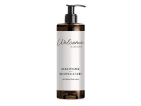 GANZKÖRPER WASCHLOTION  Welcome Hair & Body Wash, 380ml - Scheitlin Papier GANZKÖRPER WASCHLOTION  Welcome Hair & Body Wash, 380ml