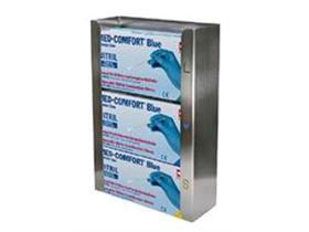 HANDSCHUHHALTERUNG  Edelstahl, Handschuhhalterung 3 Boxen - Scheitlin Papier HANDSCHUHHALTERUNG  Edelstahl, Handschuhhalterung 3 Boxen