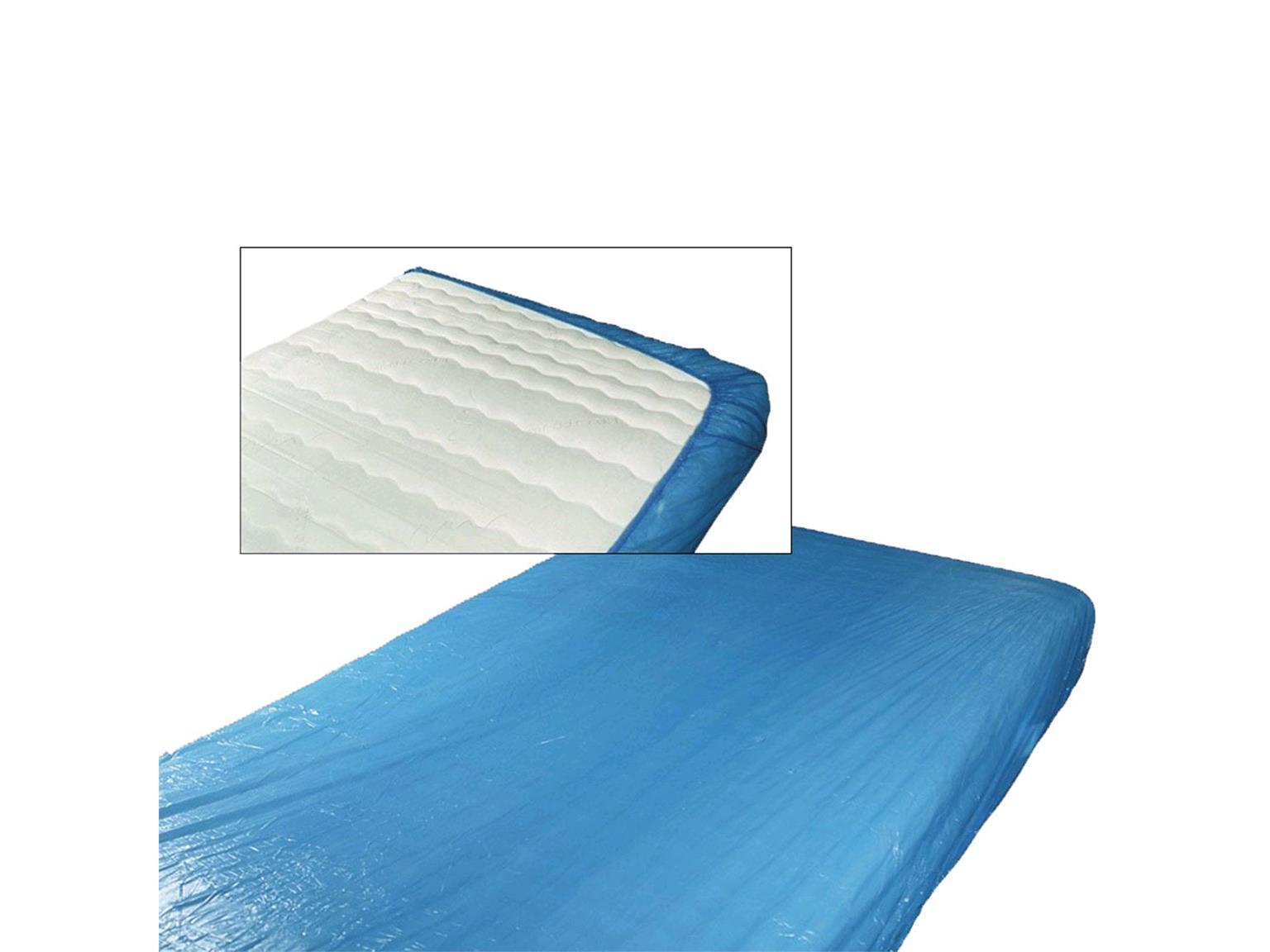 Matratzenschoner LDPE  LDPE, 210x90x20cm, blau, mit Gummizug