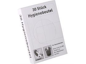 HYGIENEBEUTEL  weiss, 8 x 6 x 25.5 cm, PE - Scheitlin Papier HYGIENEBEUTEL  weiss, 8 x 6 x 25.5 cm, PE