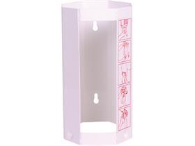 SPUCKBEUTELSPENDER  Spender Brechbeutel, Stahl, weiss