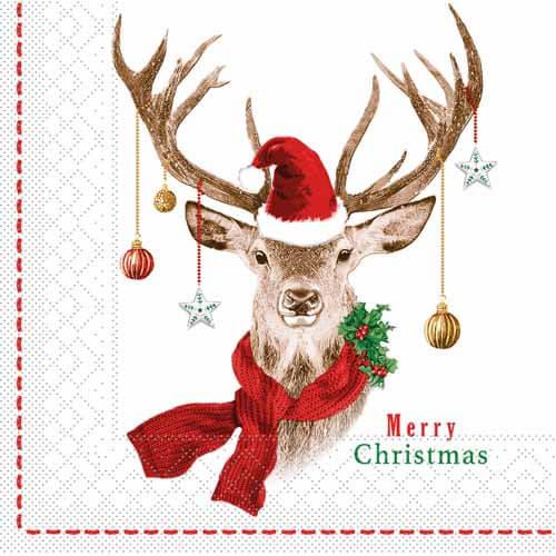 SERVIETTEN TISSUE  33 x 33 cm, 1/4 Falz, 3-lag, Janosch