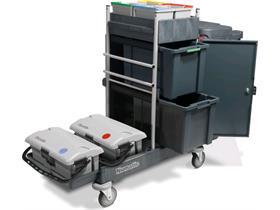 NUMATIC FAHR-/ GER&Auml;TEWAGEN  Reinigungswagen TopCar 2G-120, Edelstahl