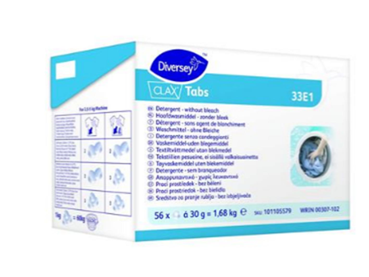 DIVERSEY WASCHMITTEL  Clax Tabs 33E1 Waschmitteltabs