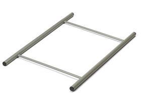 NUMATIC SERVICEWAGEN-ZUBEH&Ouml;R  Halterahmen f&uuml;r 2 Ablageschalen, pulverb