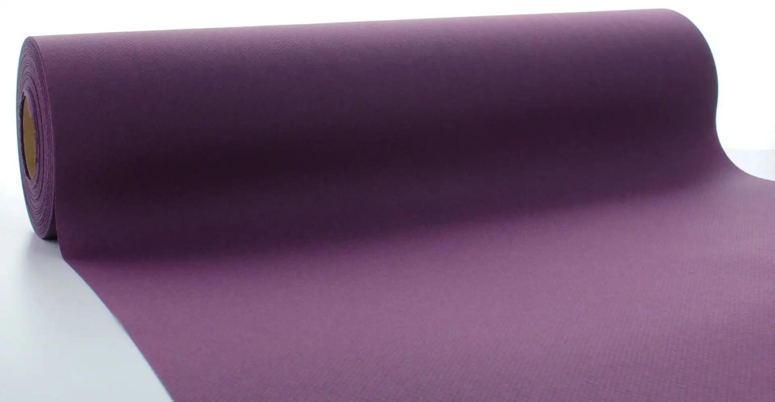 TISCHLÄUFER AIRLAID  40 x 24 cm,Basic amethyst-aubergine