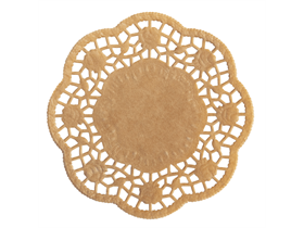 TORTENSPITZEN RUND  ø 10 cm, rund, braun