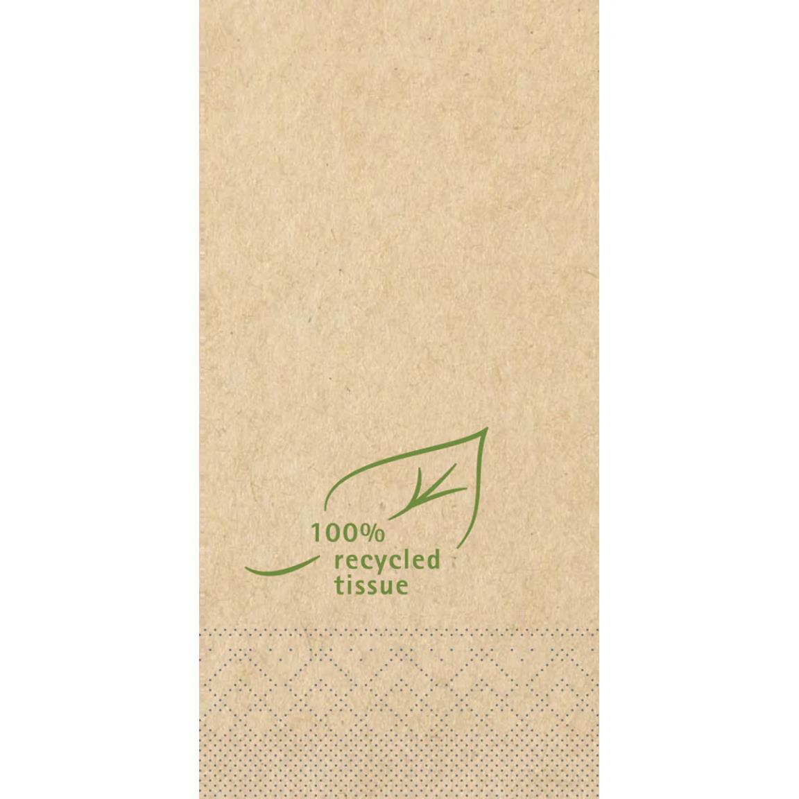 SERVIETTEN TISSUE  33 x 33 cm, 1/8 Falz, 3-lag, Recycled