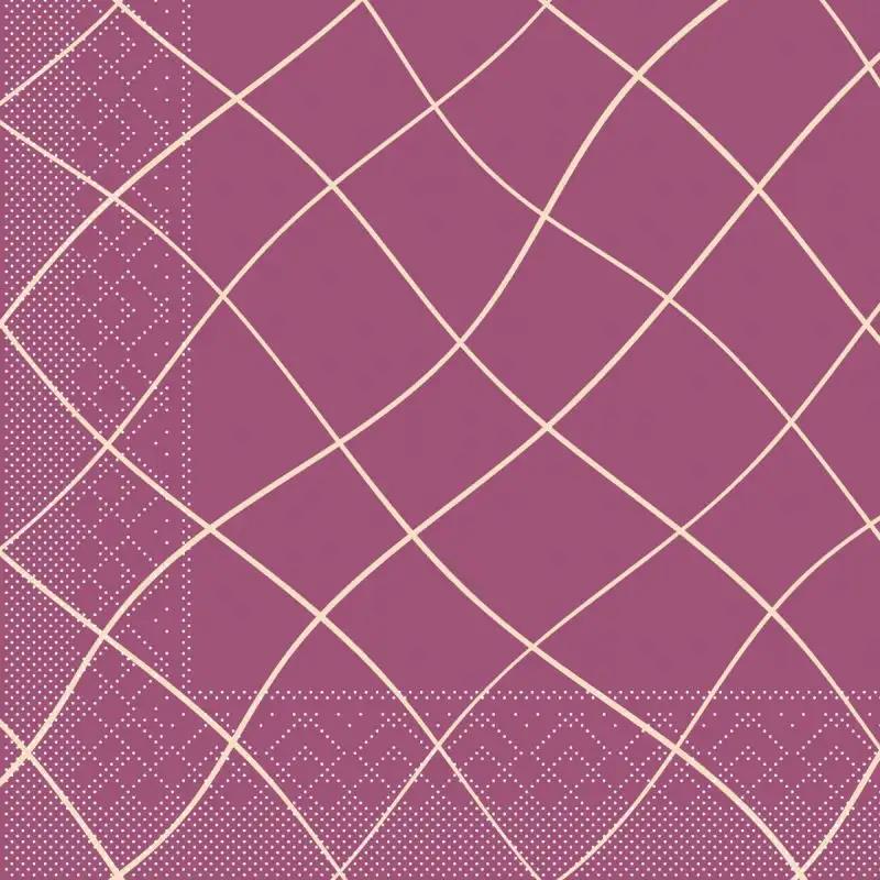 SERVIETTEN TISSUE  33 x 33 cm, 1/4 Falz Tissue, Louis Waves