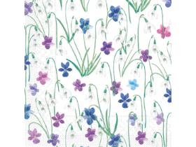 SERVIETTEN TISSUE  40 x 40 cm, 1/4 Falz, 3-lagig, Nelia