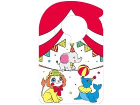 SCHUTZSERVIETTEN  20 x 32 cm, Airlaid + Folie, Zirkus