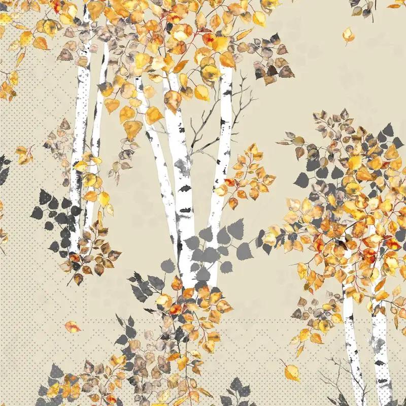 SERVIETTEN TISSUE  33 x 33 cm, 1/4 Falz Tissue, "Mylo"