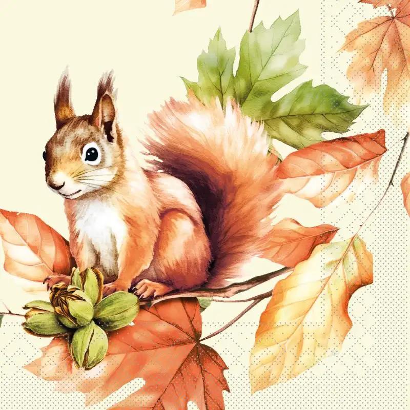 SERVIETTEN TISSUE  40 x 40 cm, 1/4 Falz, Tissue, "Skippy"