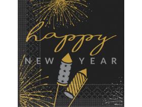 SERVIETTEN TISSUE  24 x 24 cm, 1/4 Falz, 3-lag, Rocky