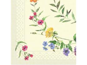 SERVIETTEN TISSUE  40 x 40 cm, 1/4 Falz, 3-lagig, Molly