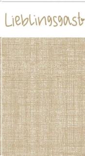 BESTECKTASCHEN AIRLAID  40 x 33 cm, 1/8 Falz, Shrolock brau
