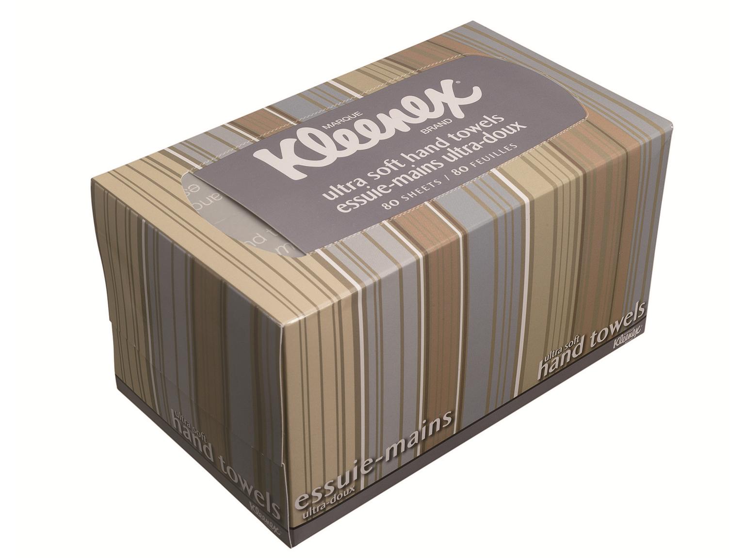 KOSMETIKTUECHER 1-LAGIG  Kleenex Ultra Soft, 26 x 22.5 cm