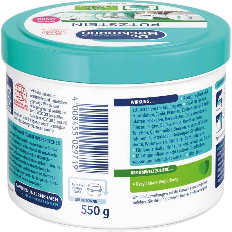 POLIERSTEIN PUTZSTEIN  Polierstein, inkl.Schwamm gr&uuml;n