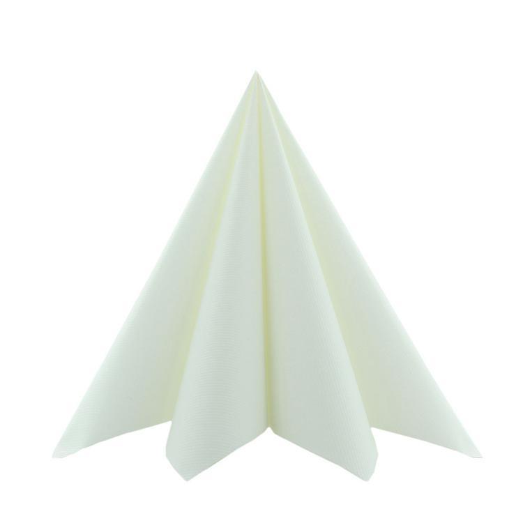 SERVIETTEN BIO  48 x 40 cm, 1/8 Falz Spanlin, "Basic"