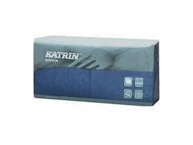 SERVIETTEN KATRIN  25 x 25 cm, 3-lagig, 1/4 Falz, royalblau