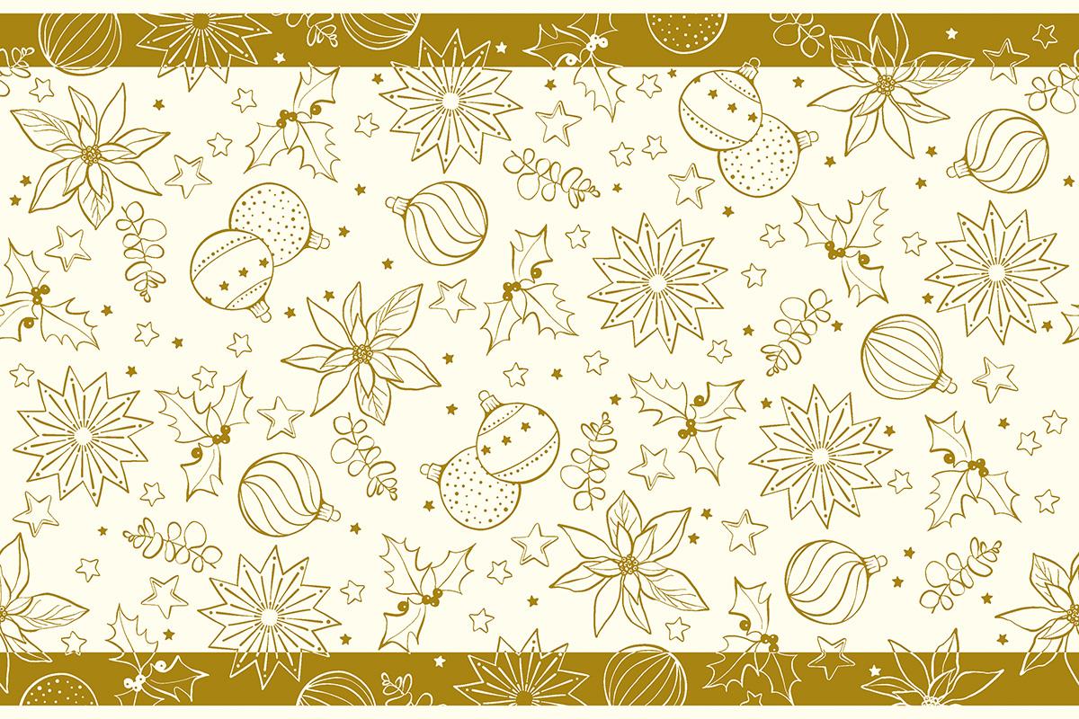 TISCHLAEUFER AIRLAID  40 cm x 24 m, Milan champagner