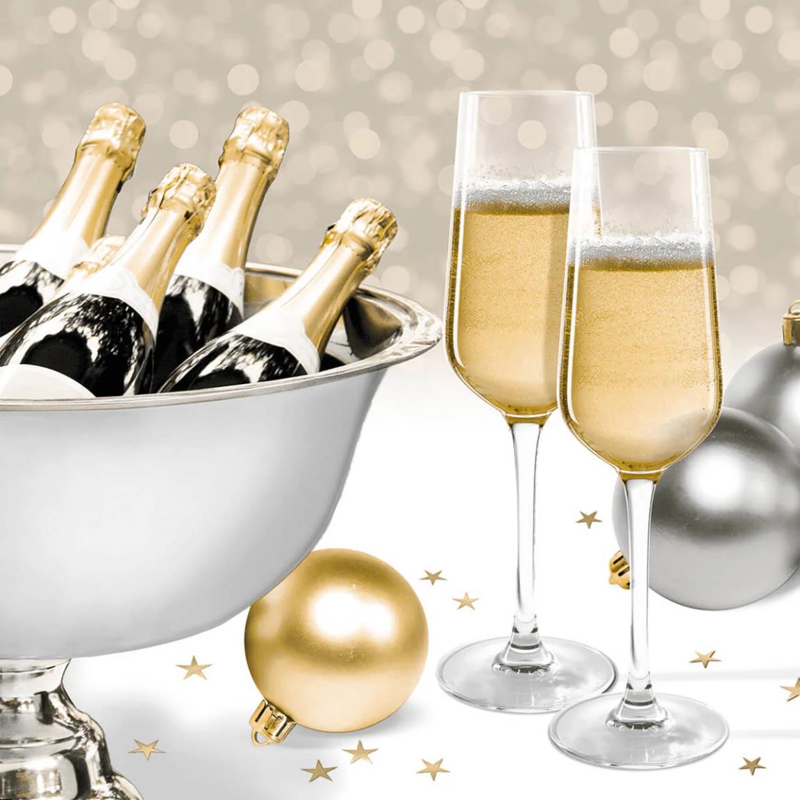 SERVIETTEN TISSUE  40 x 40 cm, 1/4 Falz, 3-lag, Secco