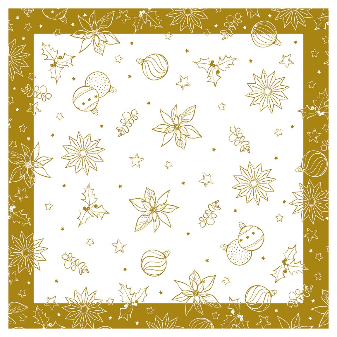 TISCHDECKEN AIRLAID  80 x 80 cm, 1/8 Falz, Milan weiss