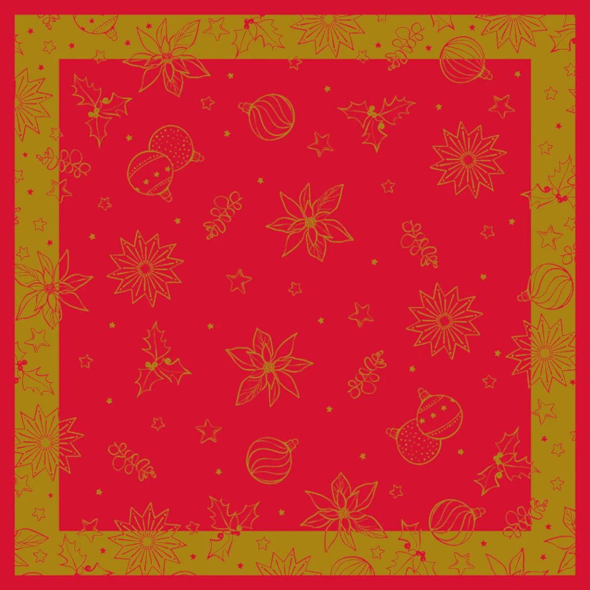 TISCHDECKEN AIRLAID  80 x 80 cm, 1/8 Falz, Milan rot