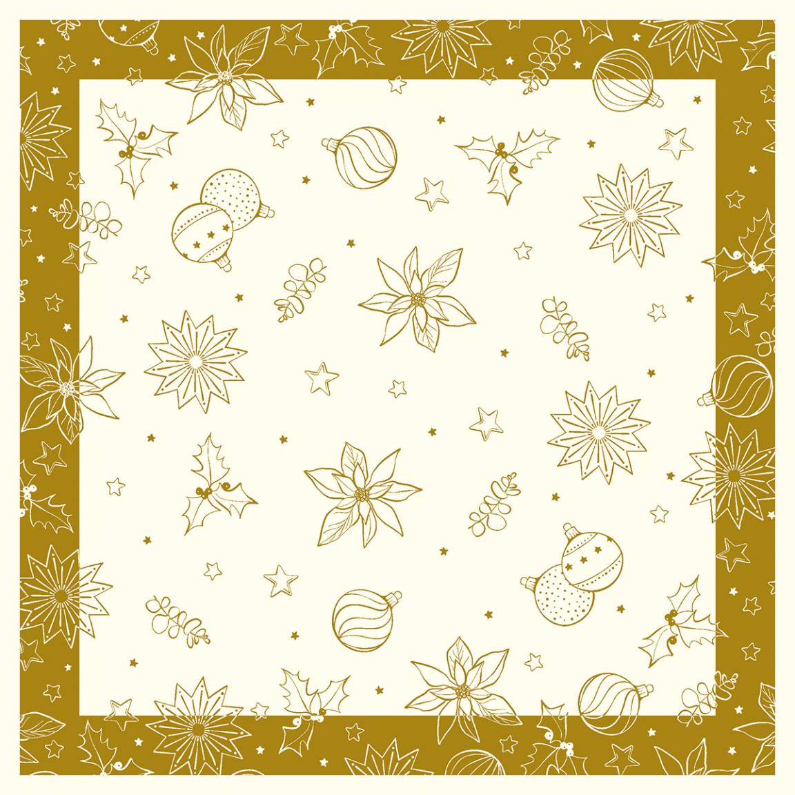 TISCHDECKEN AIRLAID  80 x 80 cm, 1/8 Falz, Milan champagner